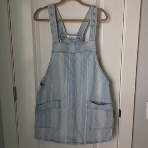 Free People Denim Overall Dress